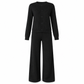 📢📢50%Rabatt!!!🎉✨Legeres zweiteiliges Strickset für Damen: Strickcardigan und Weite-Hose