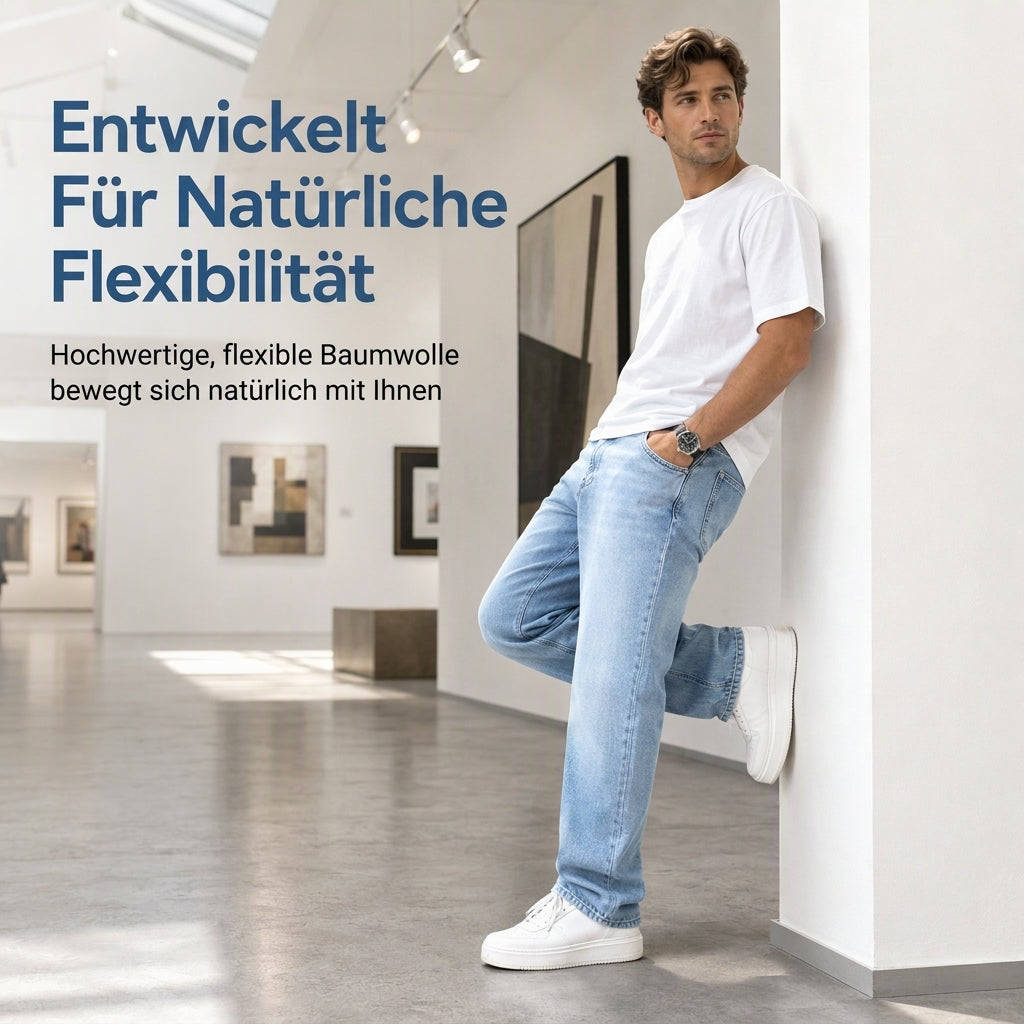 🔥Beliebtes Produkt ！✨Klassische gerade Jeans für Herren