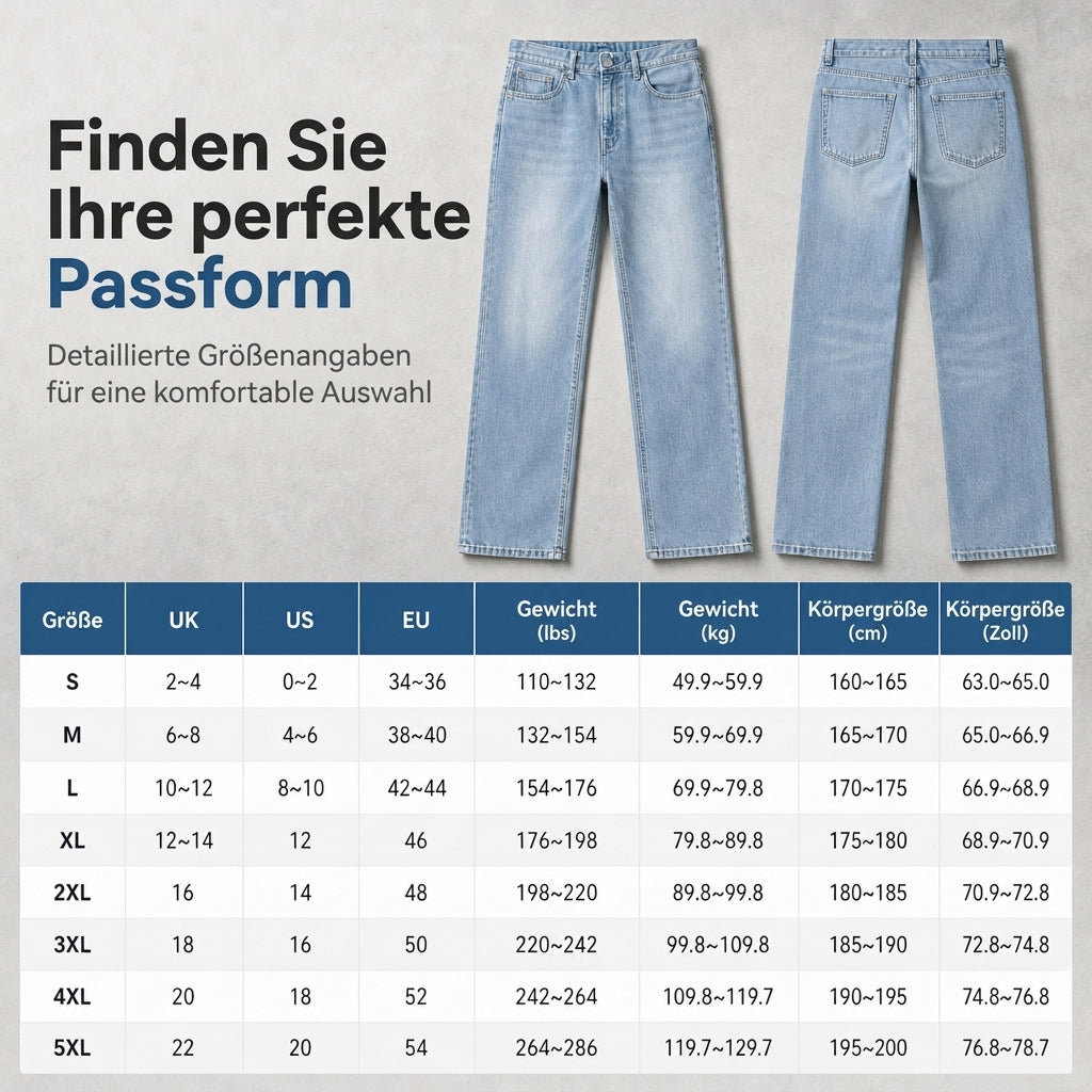 🔥Beliebtes Produkt ！✨Klassische gerade Jeans für Herren