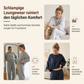 📢📢50%Rabatt!!!🎉✨Lässiges, weich gestricktes zweiteiliges Lounge-Set für Damen mit Kapuzen-Reißverschluss-Sweatshirt und Weithosenbein-Hose