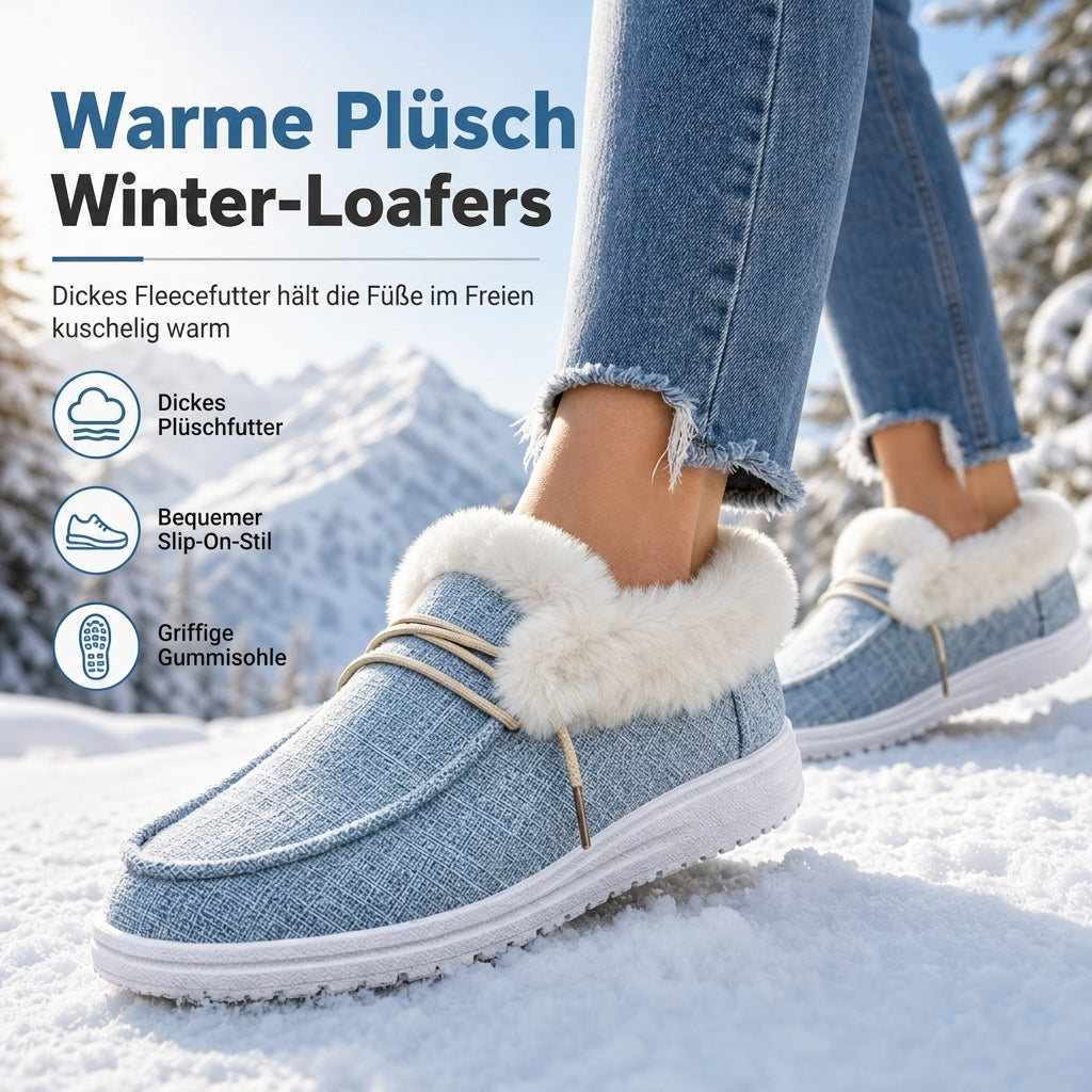 Damen-Slipper für den Winter, lässiges Design