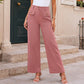 Weite Damen-High-Waist-Hosen