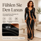 🔥Beliebtes Produkt ！✨Bedrucktes langärmeliges Bodycon-Maxikleid für Damen