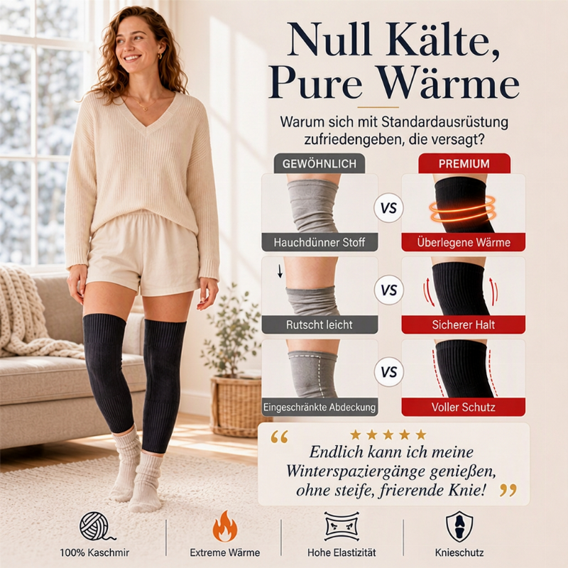 📢📢50%Rabatt!!!🎉✨Unisex Kniestrümpfe aus verlängertem Kaschmir