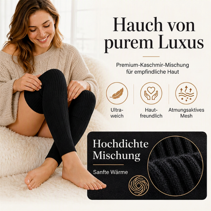 📢📢50%Rabatt!!!🎉✨Unisex Kniestrümpfe aus verlängertem Kaschmir