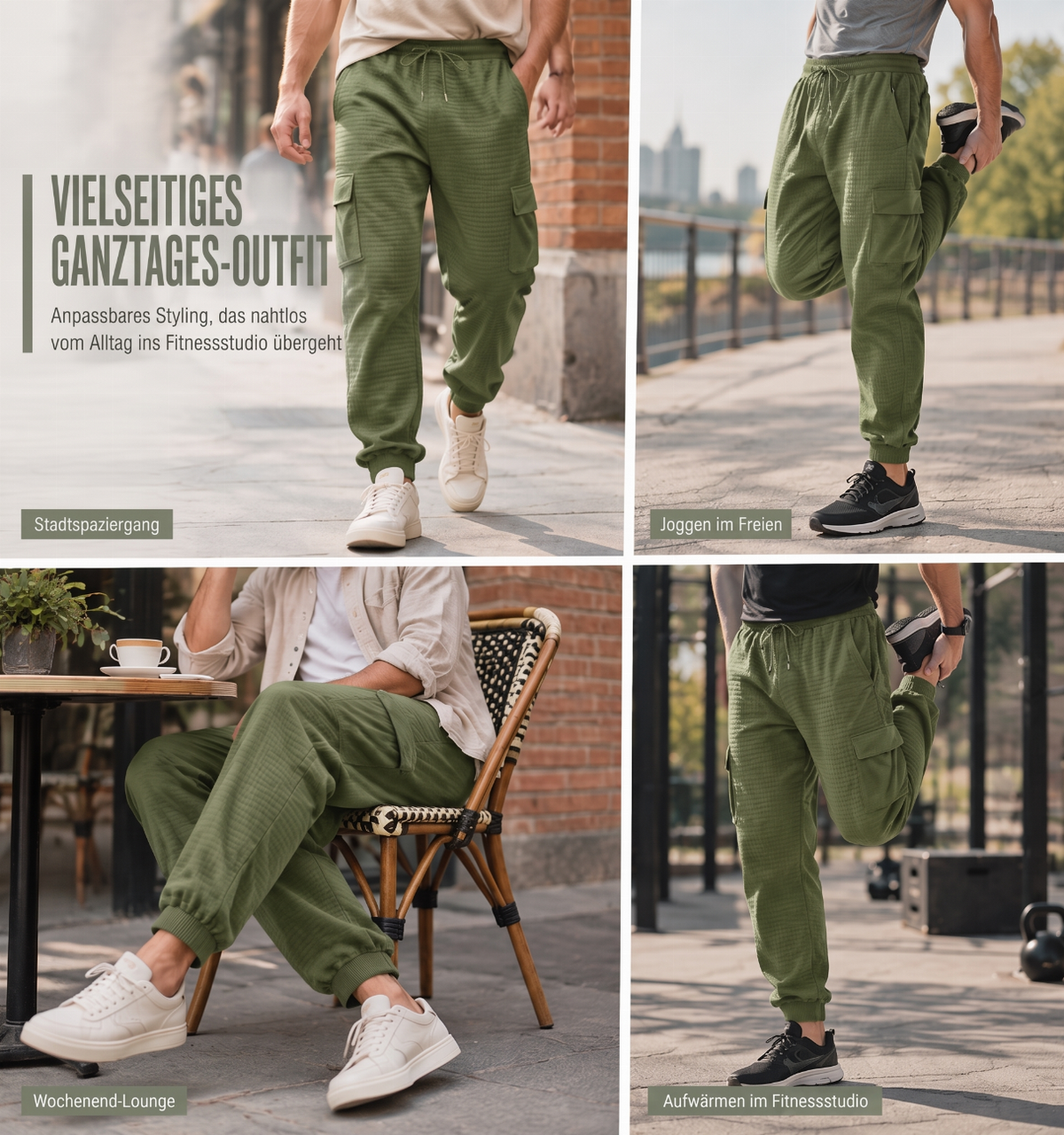 📢🎉50%Rabatt!!!🛍️✨Cargo-Jogginghose für Herren, lässiger Stil
