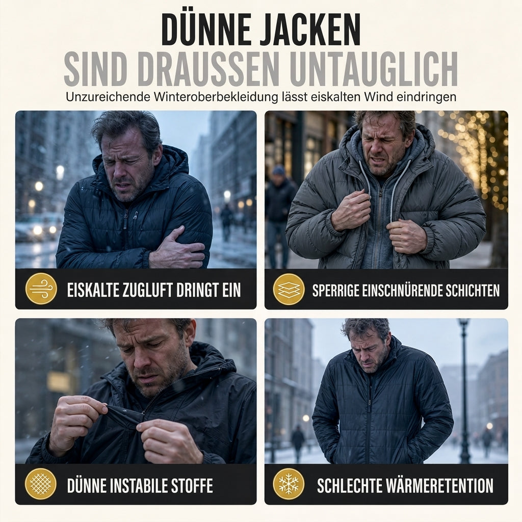 Herren-Kapuzenjacke aus Sherpa-Fleece mit Zopfmuster-Prägung, Reißverschluss und Taschen