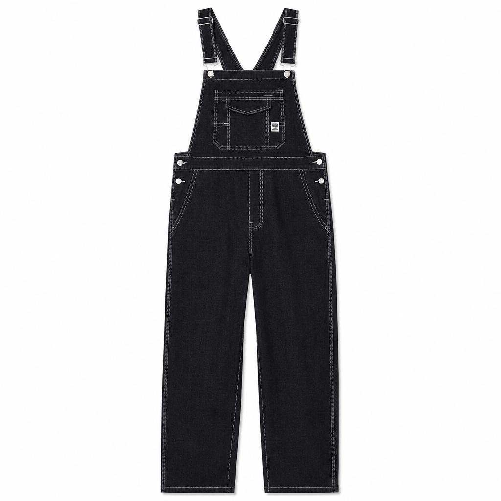 🔥Beliebtes Produkt ！✨Schwere Baumwolloveralls für Herren, Relaxed Fit, gerades Bein, Utility-Latzhosen mit mehreren Taschen