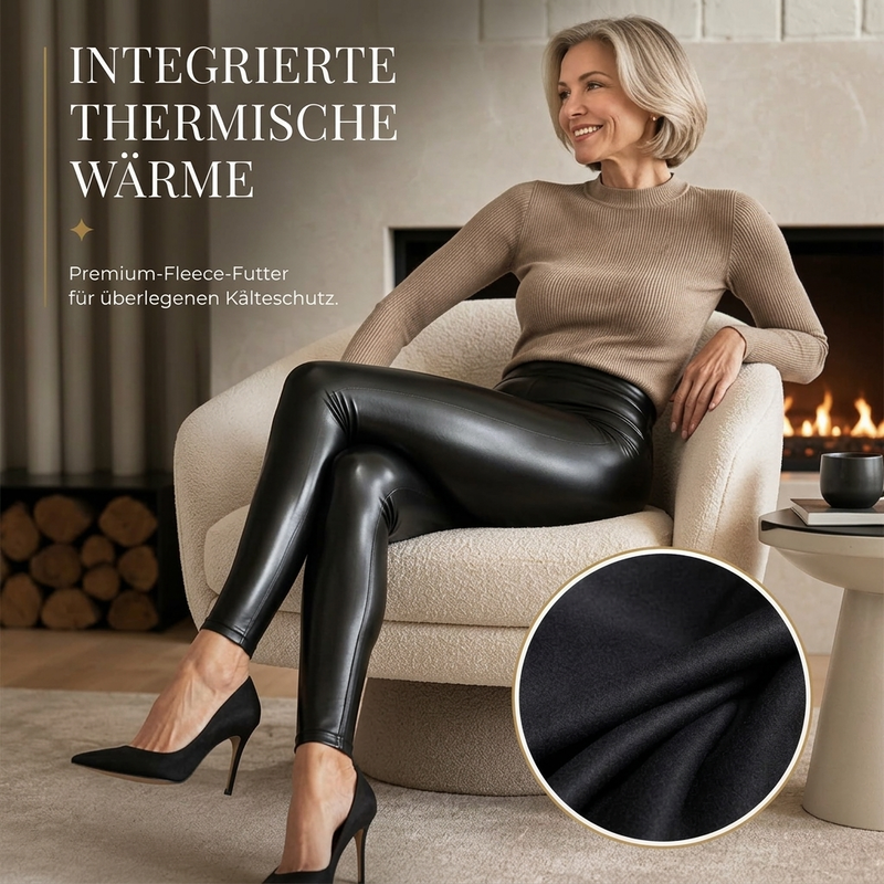 📢📢50%Rabatt!!!🎉✨Hochtaillierte PU-Leder-Leggings für Damen