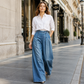 🔥Beliebtes Produkt ！✨Weite Jeans mit hoher Taille für Damen