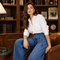 🔥Beliebtes Produkt ！✨Weite Jeans mit hoher Taille für Damen