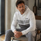 Herren-Freizeit-Set aus Hoodie und Hose im Color-Block-Design