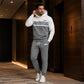 Herren-Freizeit-Set aus Hoodie und Hose im Color-Block-Design