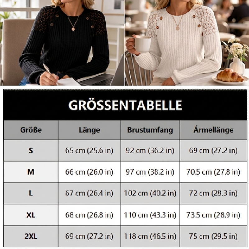 📢📢50%Rabatt!!!🎉✨Legeres geripptes Langarmshirt für Damen