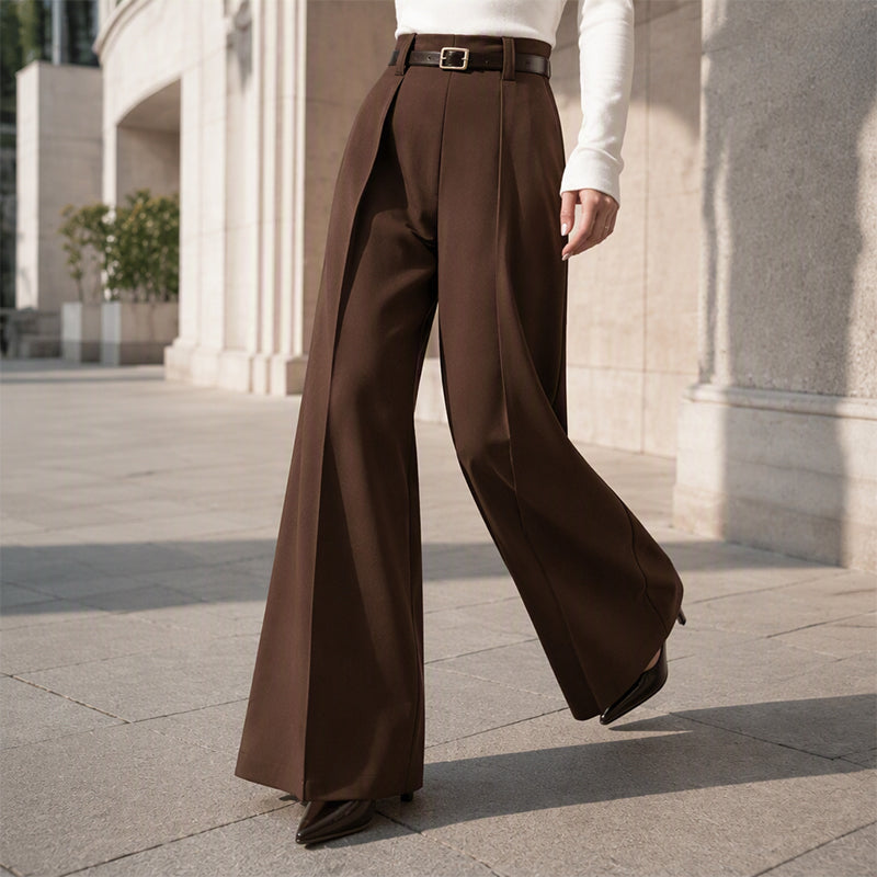 📢🎉50%Rabatt!!!🛍️✨Elegante weit geschnittene Damen-Hosen mit Fall