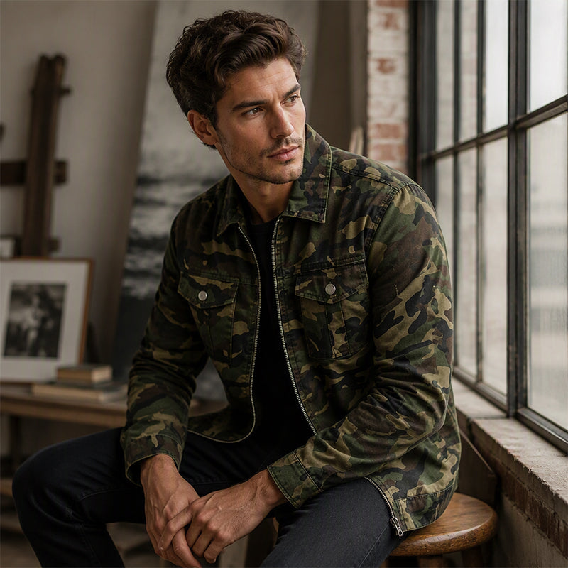 📢🎉50%Rabatt!!!🛍️✨Jeansjacke für Herren im Streetstyle