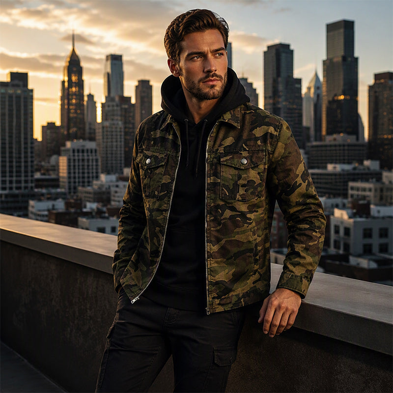📢🎉50%Rabatt!!!🛍️✨Jeansjacke für Herren im Streetstyle