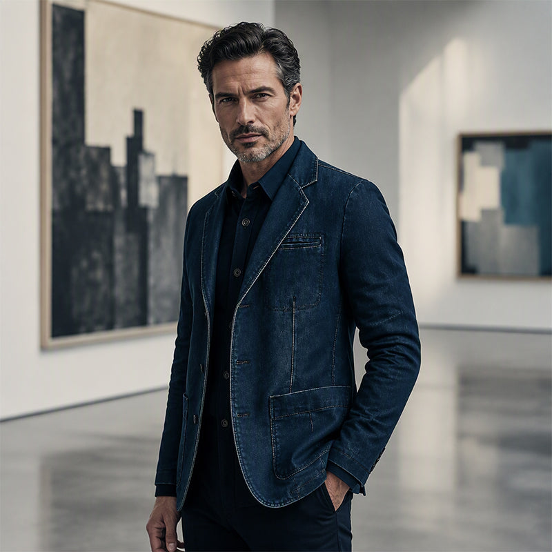 📢🎉50%Rabatt!!!🛍️✨Stilvoller Slim-Fit Jeansblazer für Herren