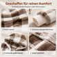 📢🎉50%Rabatt!!!🛍️✨Weites kapuzen-Cardigan für Damen mit Karo-Farblock-Design
