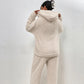 📢🎉50%Rabatt!!!🛍️✨Plüsch-Kapuzenpullover und Hose Lounge-Set für Damen