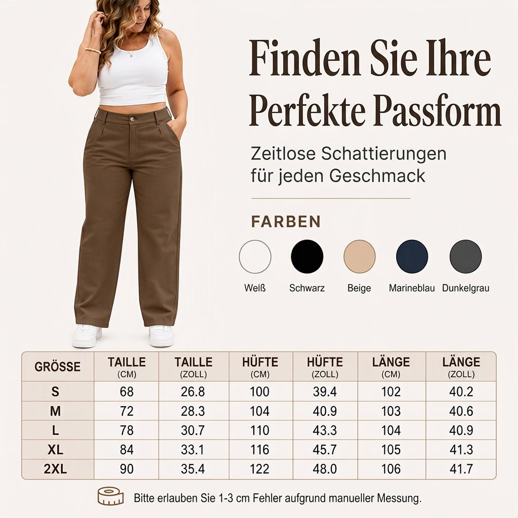 🌙 Heute um Mitternacht vorbei – verpassen Sie es nicht, sonst warten Sie ein Jahr! Hochtaillierte, gerade geschnittene Anzughose für Damen