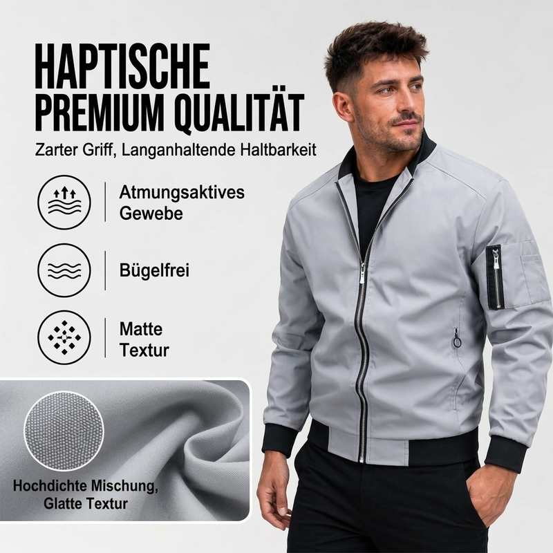 📢🎉50%Rabatt!!!🛍️✨Outdoor-Bomberjacke für Herren, lässiges Design