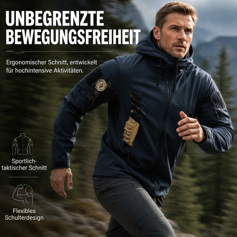 📢🎉50%Rabatt!!!🛍️✨Winddichte taktische Outdoor-Kapuzenjacke für Herren