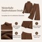 📢🎉50%Rabatt!!!🛍️✨Damen-Set aus Rollkragen-Strickoberteil und weit geschnittenen Hosen