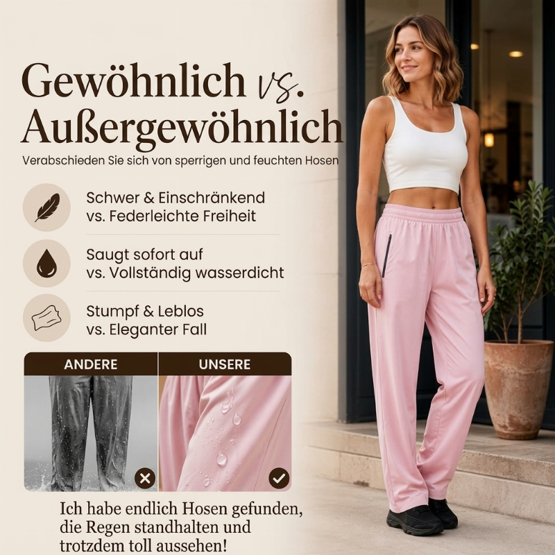 📢🎉50%Rabatt!!!🛍️✨Wasserdichte Outdoor-Hosen für Damen mit Reißverschlusstaschen