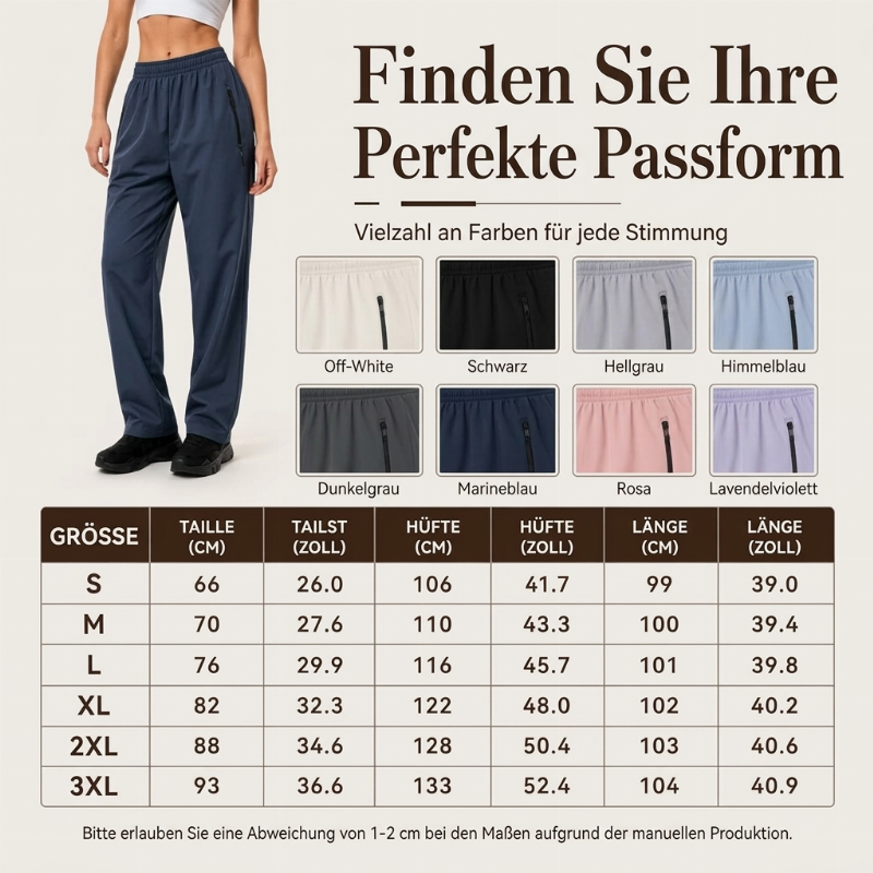📢🎉50%Rabatt!!!🛍️✨Wasserdichte Outdoor-Hosen für Damen mit Reißverschlusstaschen