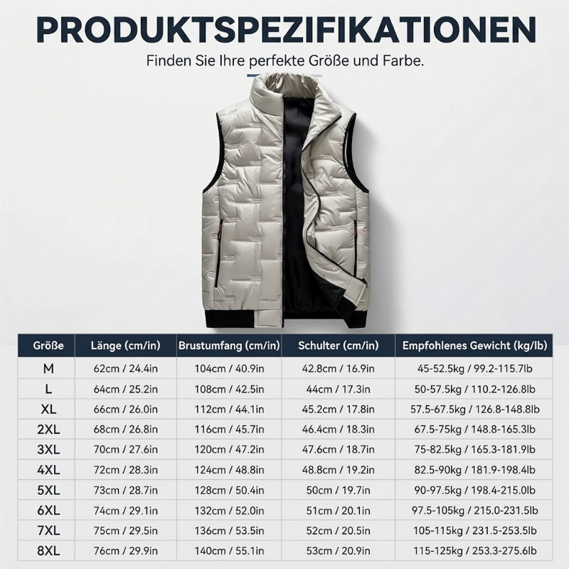 📢🎉50%Rabatt!!!🛍️✨Wärmende Funktionsweste