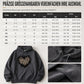 🔥Beliebtes Produkt ！✨Legeres Fleece-Hoodie für Damen mit Leopardenherz-Motiv und Kängurutasche