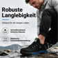 🔥Beliebtes Produkt ！✨Sicherheitsschuhe mit Stahlkappe für Herren, atmungsaktive Arbeitssneaker