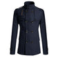 🙌 70% Wiederkaufquote – Qualität überzeugt! Zweireihiger Trenchcoat für Herren, Slim Fit