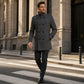 🙌 70% Wiederkaufquote – Qualität überzeugt! Zweireihiger Trenchcoat für Herren, Slim Fit
