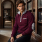 🔥Beliebtes Produkt ！✨Warmes Herren-Casual-Sweatshirt mit Viertelreißverschluss