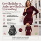 🏆 Verkaufsschlager – jetzt halber Preis! Geripptes Bodycon-Kleid mit Rundhalsausschnitt für Damen