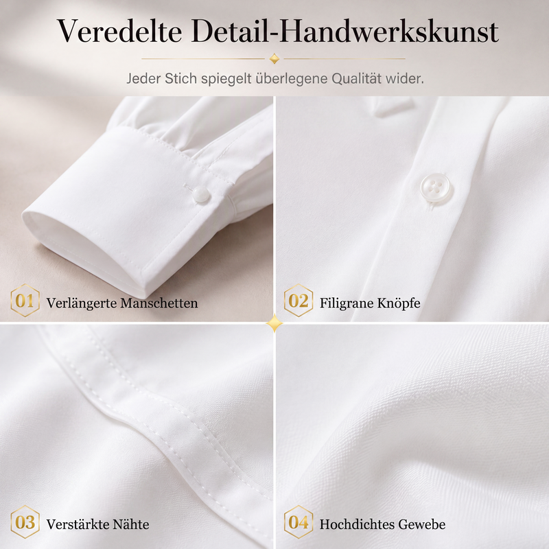 🙌 70% Wiederkaufquote – Qualität überzeugt! Elegantes Langarmtop mit Schleifenkragen für Damen
