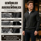 Herren-Casual-Sweatshirt mit Jacquard-Muster und halbem Reißverschluss