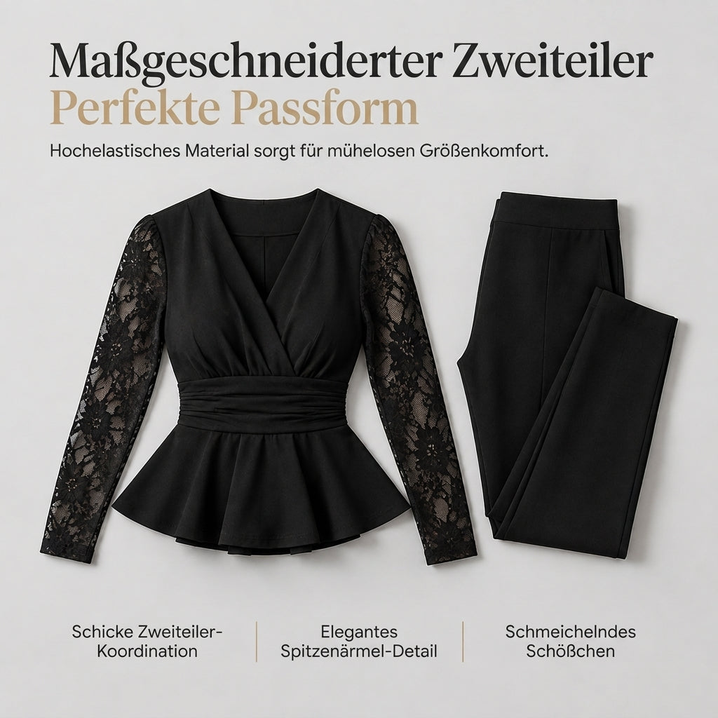 🔁 1000+ echte Bewertungen – durchweg positiv! Elegantes zweiteiliges Hosen-Set für Damen