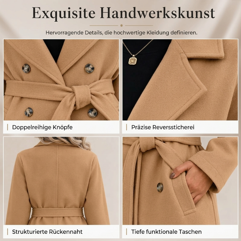 📢🎉50%Rabatt!!!🛍️✨jetzt halber Preis! Elegant Trenchcoat mit Gürtel