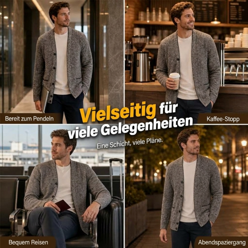 📢🎉50%Rabatt!!!🛍️✨Lässige gestrickte Cardigan mit Knopfleiste für Herren