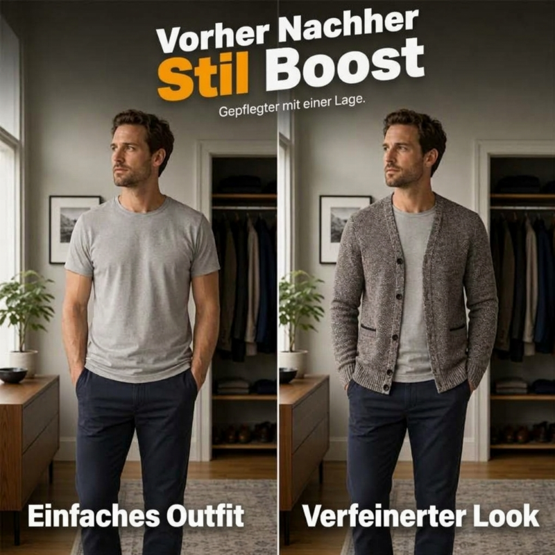 📢🎉50%Rabatt!!!🛍️✨Lässige gestrickte Cardigan mit Knopfleiste für Herren