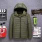 🔥Beliebtes Produkt ！✨Herren warme, gesteppte Pufferjacke mit Kapuze