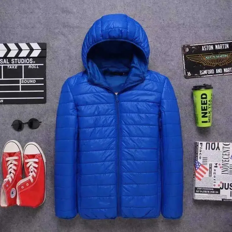 🔥Beliebtes Produkt ！✨Herren warme, gesteppte Pufferjacke mit Kapuze