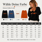 🏅 2000 Stück in 3 Tagen verkauft – schnell sein! Damen Langarmshirt mit Kürbisdruck und V-Ausschnitt