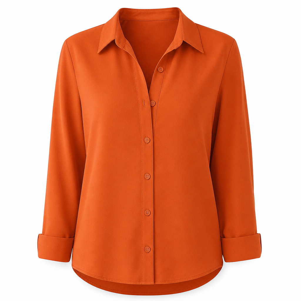 ⌛ Nur solange Vorrat reicht – danach regulärer Preis! Damen Elegante Freizeitbluse mit Langarm und Knopfleiste