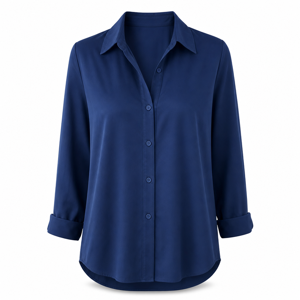 ⌛ Nur solange Vorrat reicht – danach regulärer Preis! Damen Elegante Freizeitbluse mit Langarm und Knopfleiste