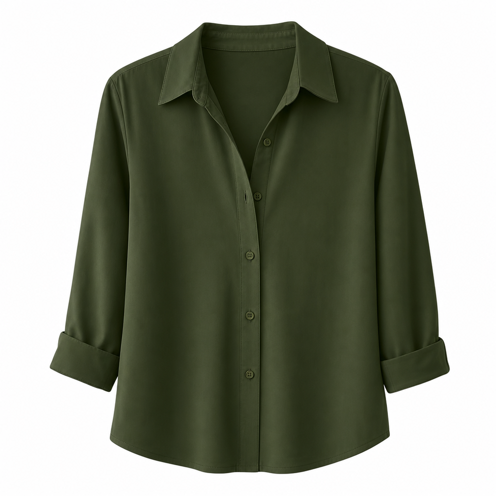 ⌛ Nur solange Vorrat reicht – danach regulärer Preis! Damen Elegante Freizeitbluse mit Langarm und Knopfleiste