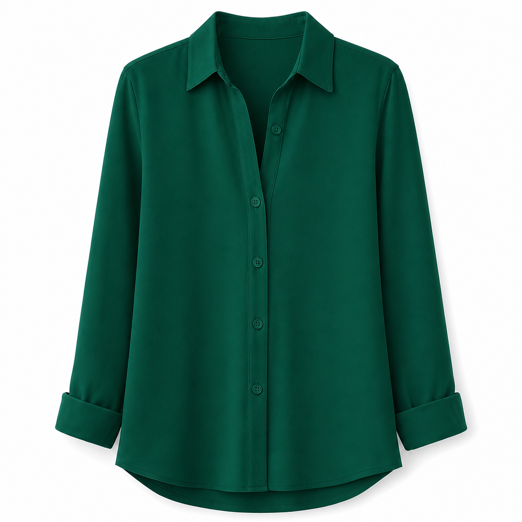 ⌛ Nur solange Vorrat reicht – danach regulärer Preis! Damen Elegante Freizeitbluse mit Langarm und Knopfleiste